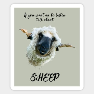 Talk About Sheep, Valais Blacknose Magnet